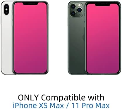 EGKimBa Gizlilik Ekran Koruyucusu iPhone 11 Pro Max/iPhone XS Max ile uyumlu, 6,5 inç Degrade Renkli Elektroliz Anti-Casus