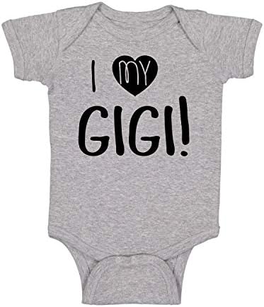 Gigi'mi Seviyorum-Komik Büyükanne Bebek Romper Bebek Duyuru Büyükanne Büyükanne için Aşk
