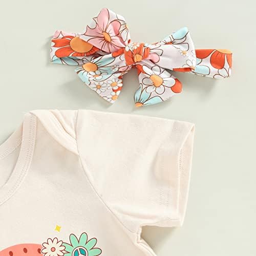 Küçük / Büyük Kardeş Eşleşen Harika Kıyafet Toddler Bebek Kız Çiçek Üst Pantolon Kafa Bandı 3 ADET Doğum Günü Giyim