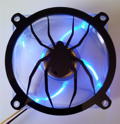 Inspired Lazer Tasarım Özel Akrilik örümcek bilgisayar fanı ızgara 120mm