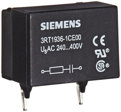 Siemens 3RT19 36-1CE00 Dalgalanma Bastırıcı, RC Eleman Tasarımı, S2-S3 Boyutu, 240-400VAC Nominal Kontrol Besleme