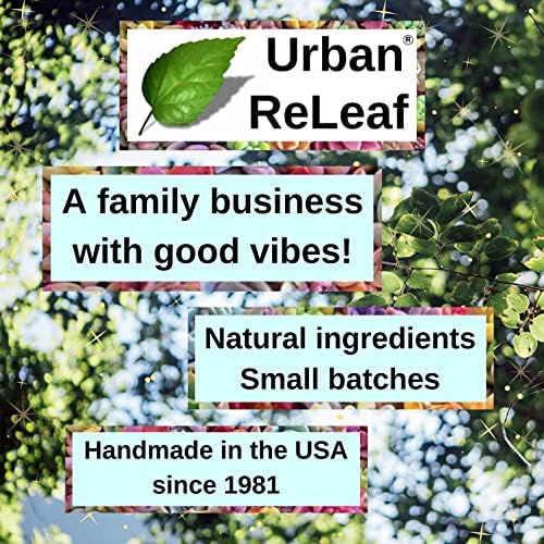 Urban ReLeaf Uyarısı ve Odaklanmış Aromaterapi! Uyan ve Konsantre ol. 100 Doğal İlaçsız Alternatif. Parlak Botanik