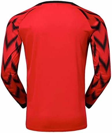 Aııhoo Çocuk Boys 2 Parça Jersey Göğüs Yastıklı Kaleci Gömlek ve Sweatpants Futbol Futbol Spor Takımı Eğitim Kıyafetleri