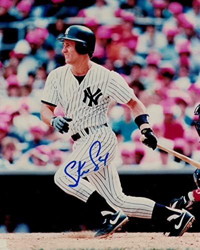 Steve Sax New York Yankees İmzalı 8x10 Fotoğraf İmzalı - İmzalı MLB Fotoğrafları