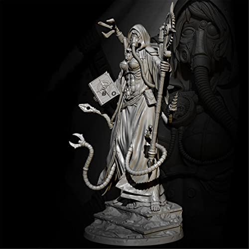 Rısjc 1/24 Antik Fantezi Cadı Savaşçı Reçine Modeli Minyatür Kiti, Demonte ve Boyasız Döküm Asker Montaj / A859n
