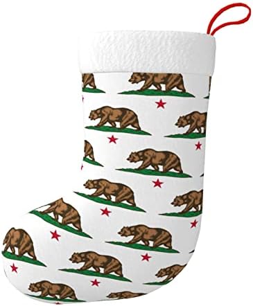 Augenstern Noel Çorap California Ayı Gurur Çift Taraflı Şömine Asılı Çorap
