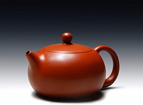 MMLLZEL El Yapımı Pot Çay Demlik Demlik Kırmızı Kil Tetera ile 100 ml Zhu Ni Porselen Antika seramik su ısıtıcısı