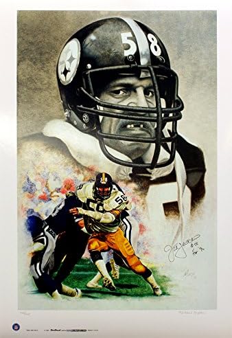 Jack Lambert, Çelik Adam Pittsburgh Steelers Sınırlı Sayıda İmzalı Litografi