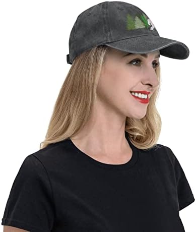 Baba şapkası Sasquatch Bigfoot beyzbol şapkası Erkekler ve Kadınlar için Yıkanmış Denim Şapka Unisex Yetişkin Ayarlanabilir