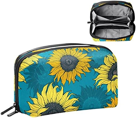 Kozmetik Çantası Kadınlar için Sevimli Moda Çanta Makyaj Çantası Geniş Seyahat makyaj çantası Kız Hediyeler FlowersTropical