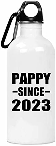Designsify Pappy 2023'ten Beri, 20oz Su Şişesi Paslanmaz Çelik termos kupa, Doğum Günü Hediyeleri Yıldönümü Noel