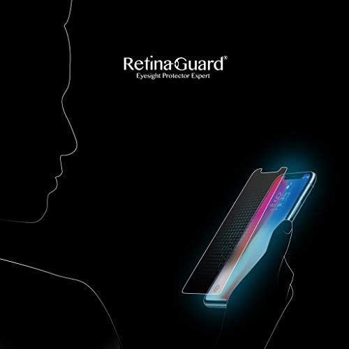 RetinaGuard Anti mavi ışık temperli cam ekran koruyucu için iPhone 11 Pro, SGS ve Intertek Test Edildi, Aşırı zararlı
