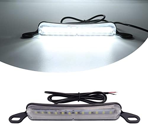 cueclue paketi-1 araba lisansı plaka lambası, 12 V 6000 K süper parlak LED geri vites lambaları, 12SMD cips araba
