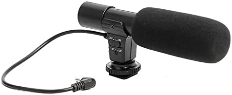 Kamera Mikrofonu, DSLR Video Mikrofonu, iPhone,Android Telefon,Fuji Kamera ve Video Kamera için 3,5 mm Jaklı Evrensel