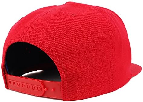 Trendy Giyim Mağazası Numarası 81 Beyaz İplik İşlemeli Düz Fatura Snapback Beyzbol Şapkası