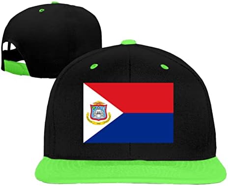 Bayrağı Saint Martin hip hop şapka Bisiklet Kap Erkek Kız Gömme Kap Beyzbol Şapkaları