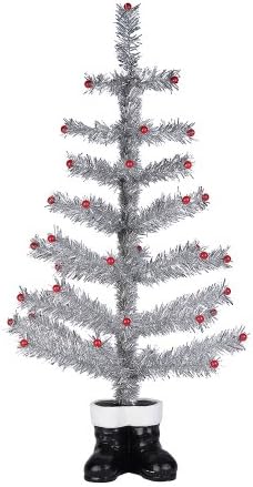 Bölüm 56 Sevgili Noel Baba Noel Dekoru Çizmeli Cicili Bicili Ağaç Ağaç, 36 inç