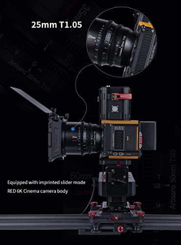 7 zanaatkarlar 25mm T1.05 Manuel Odaklama Büyük Diyafram Cine Lens ile Uyumlu Sony-E-Montaj Kamera