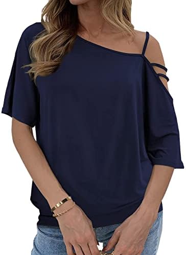 BÜYÜK BEUU yazlık gömlek Kadınlar için Amerikan Bayrağı Yıldız Çizgili Üstleri Kısa Kollu Bluz Tişörtleri 4th Temmuz