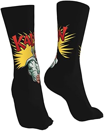 PankooClub Anime Manga Kaliman Çorap Rahat Uzunluk Çorap Absorbe Ter Sıcak Tutmak spor çoraplar Unisex